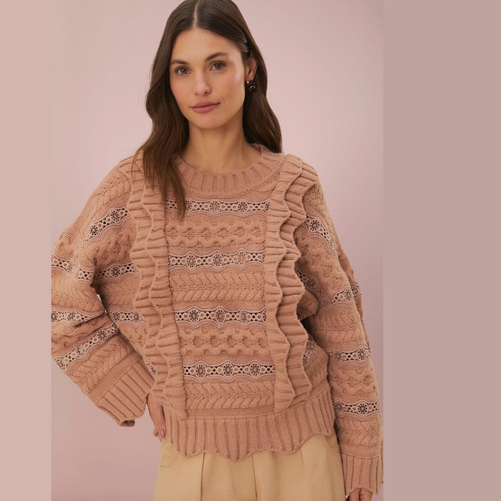 Farm Rio Wavy Sweater